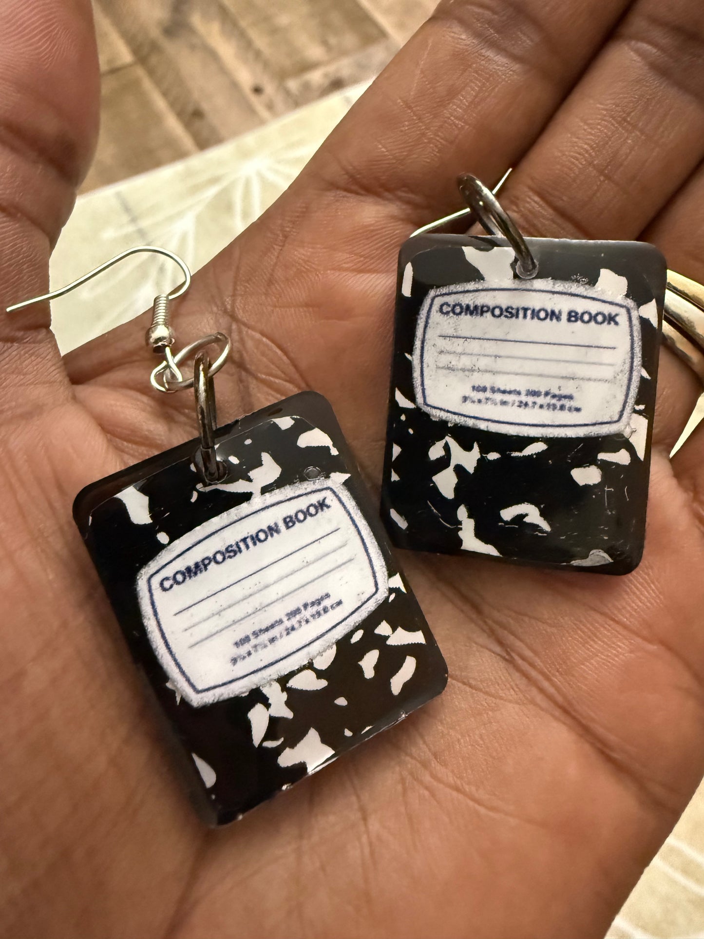 Composition Book Earrings