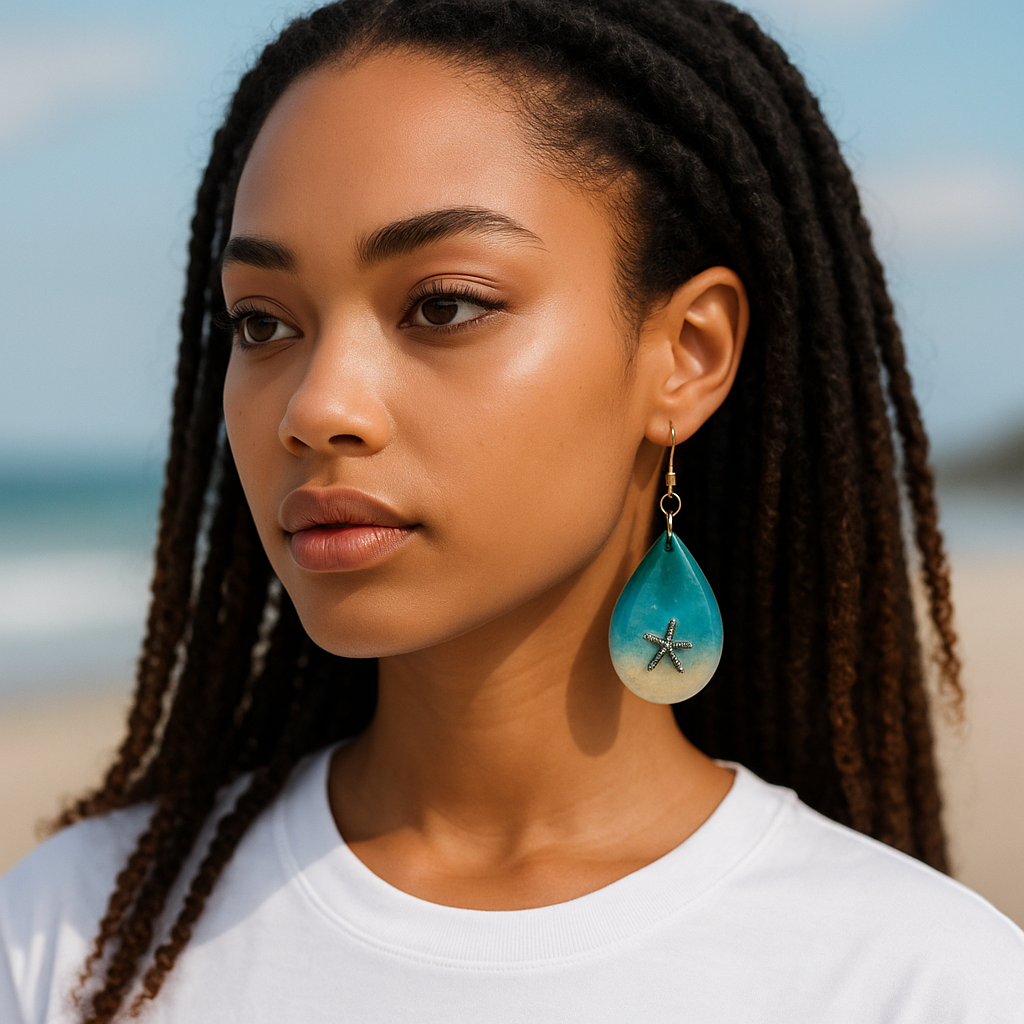Beach Drop Oval Glow-in-the-dark