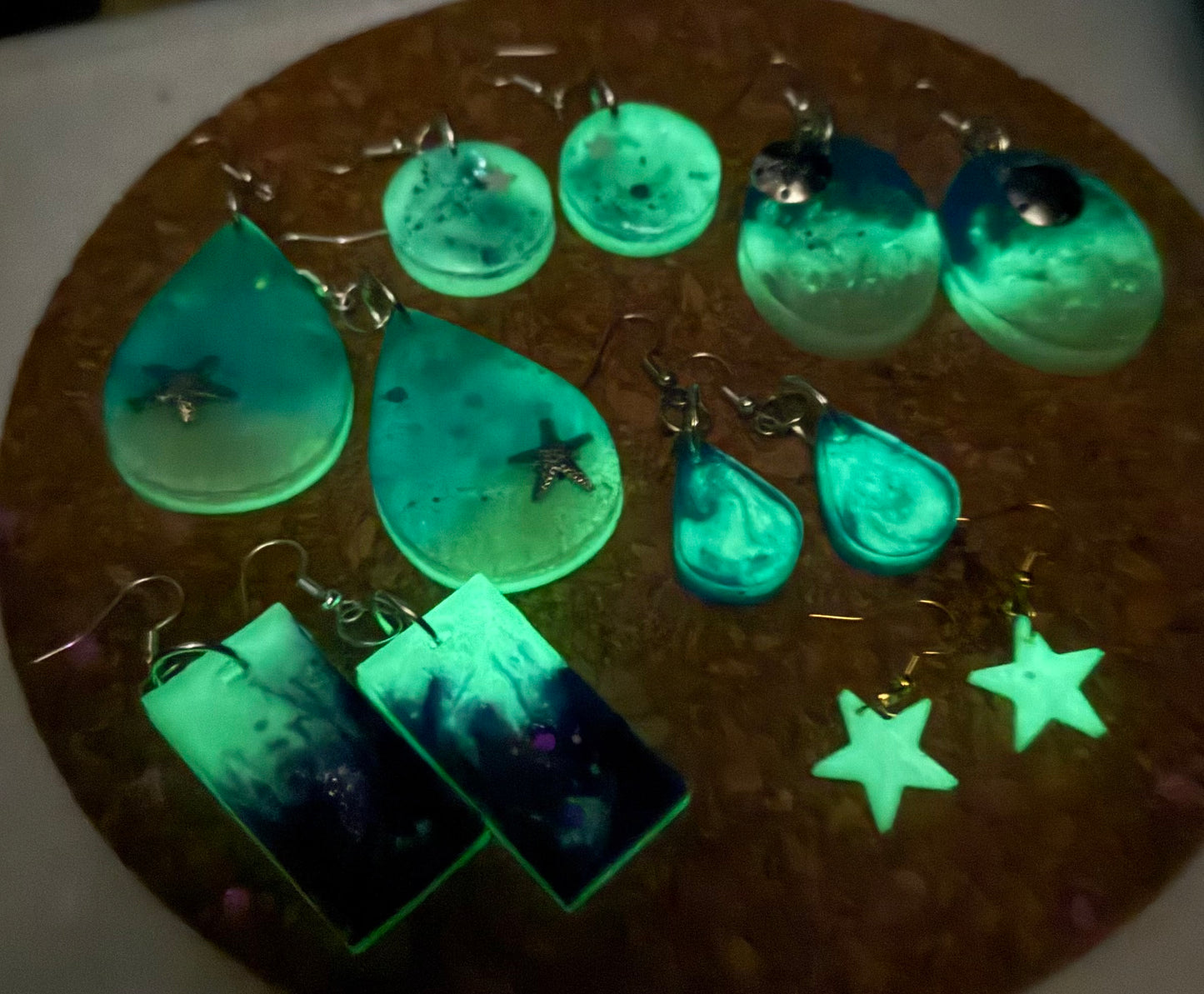 Beach Drop Oval Glow-in-the-dark