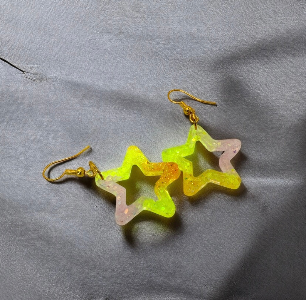 Mulitcolor Sparkle Star (Various colors)