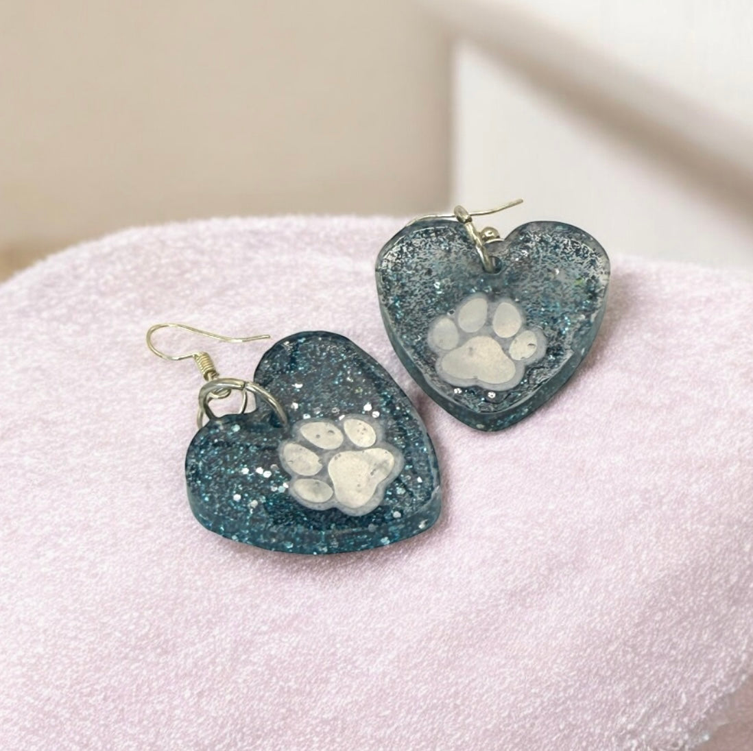 Pawprint Sparkle Heart