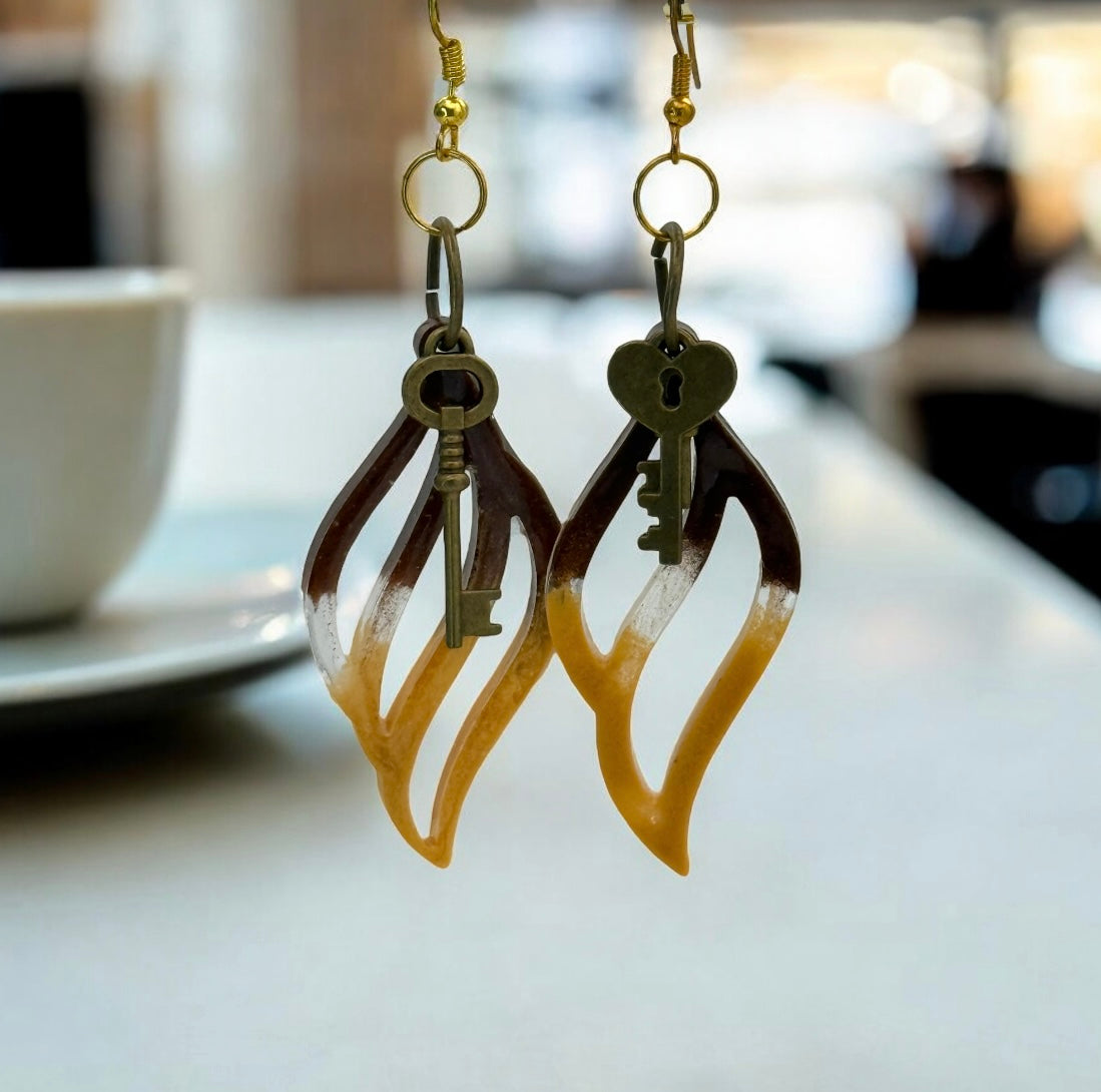 Coffee Caramel Key Swirl