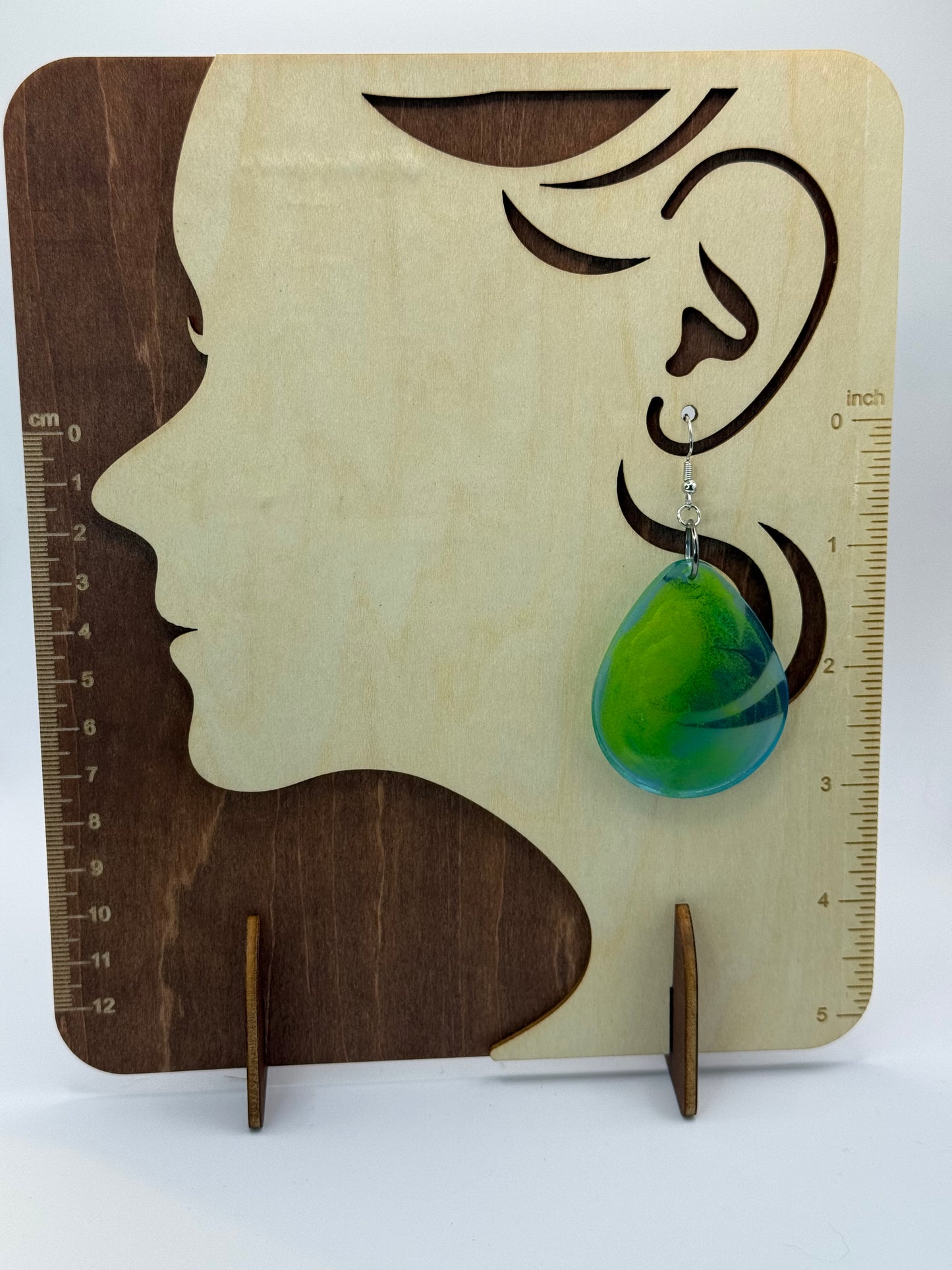 Green Blend Drop Oval
