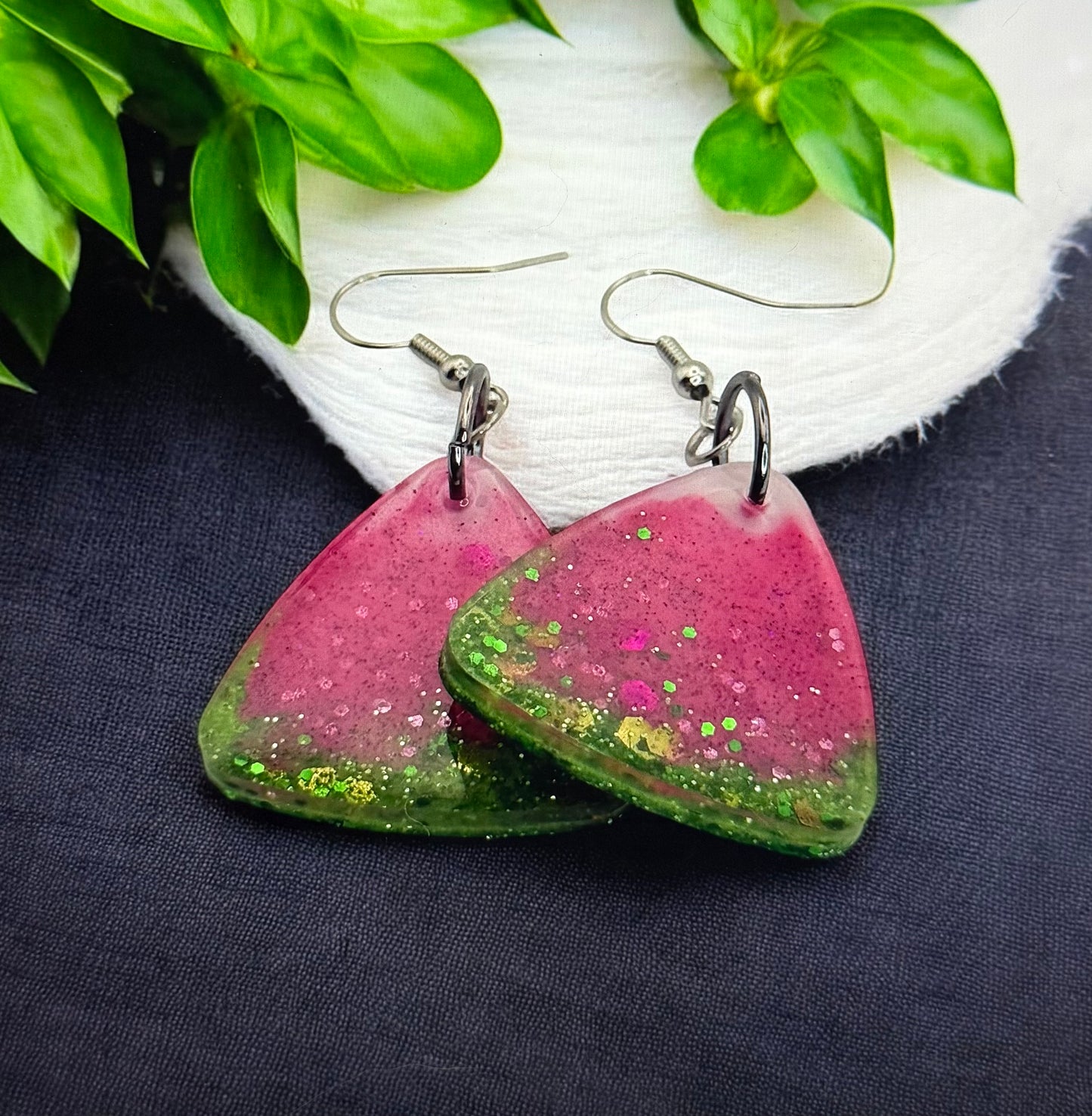 Pink Green Triangle