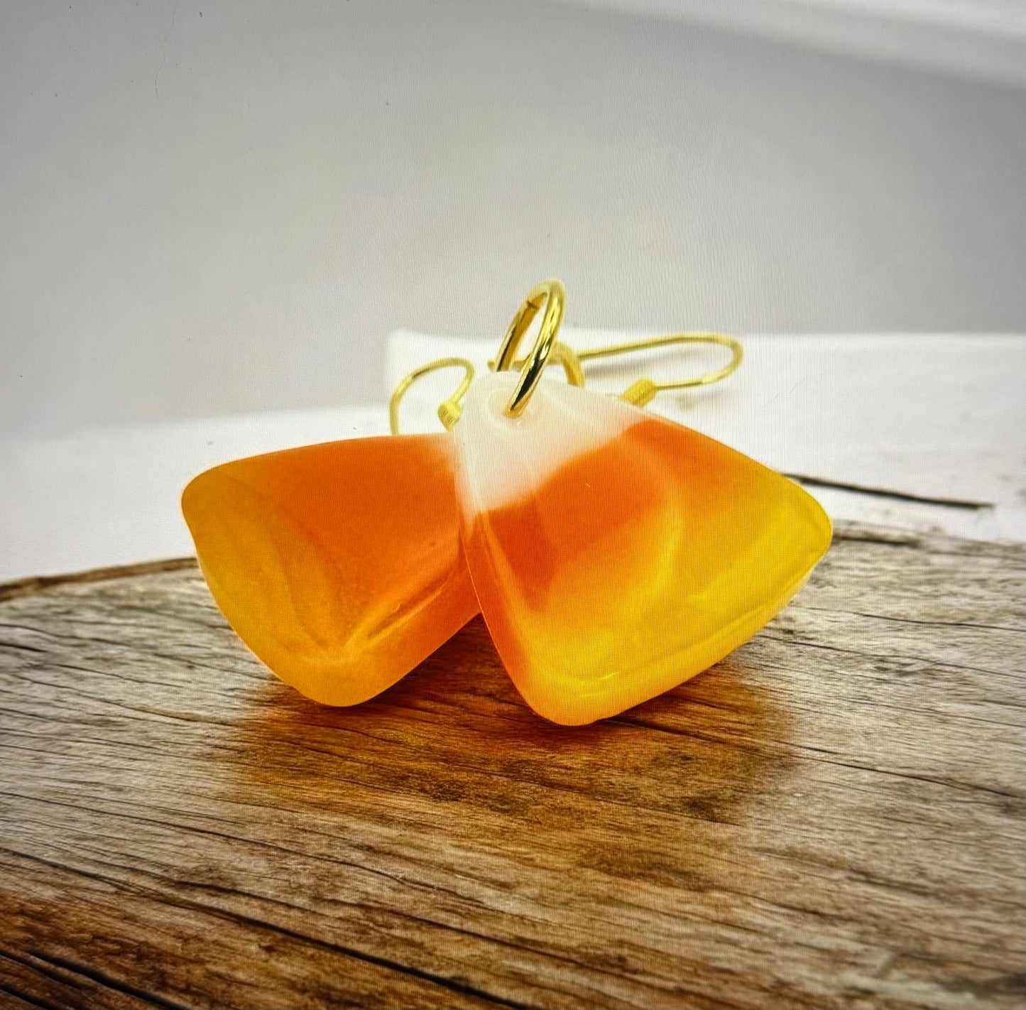 Candy Corn Earrings