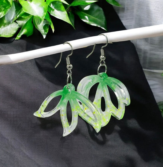 Light Green Yellow Fairy Flower Sparkle