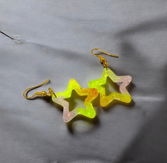 Mulitcolor Sparkle Star (Various colors)
