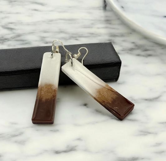 Brown White Blend Rectangle