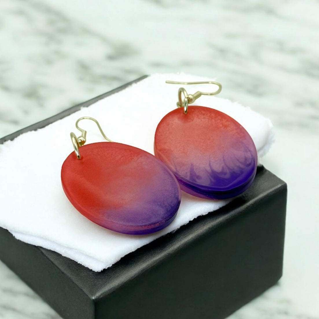 Pink Purple Blend Oval