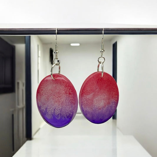 Pink Purple Blend Oval