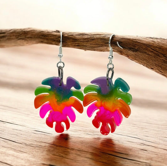 Neon Rainbow Palm