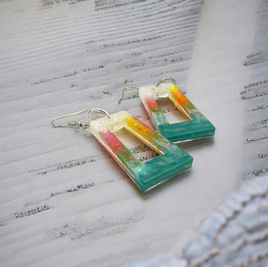 Multicolor Open Rectangle