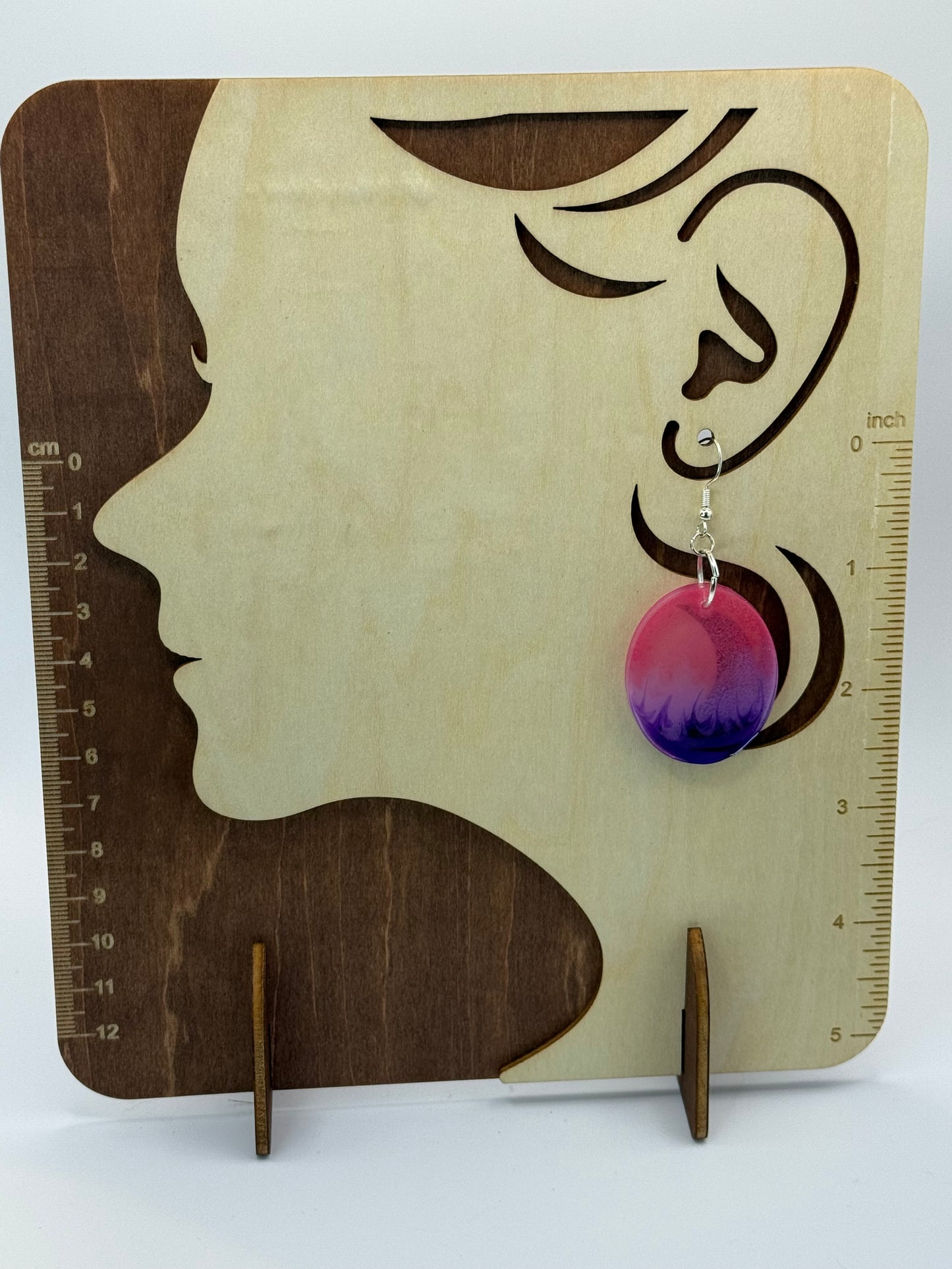 Pink Purple Blend Oval
