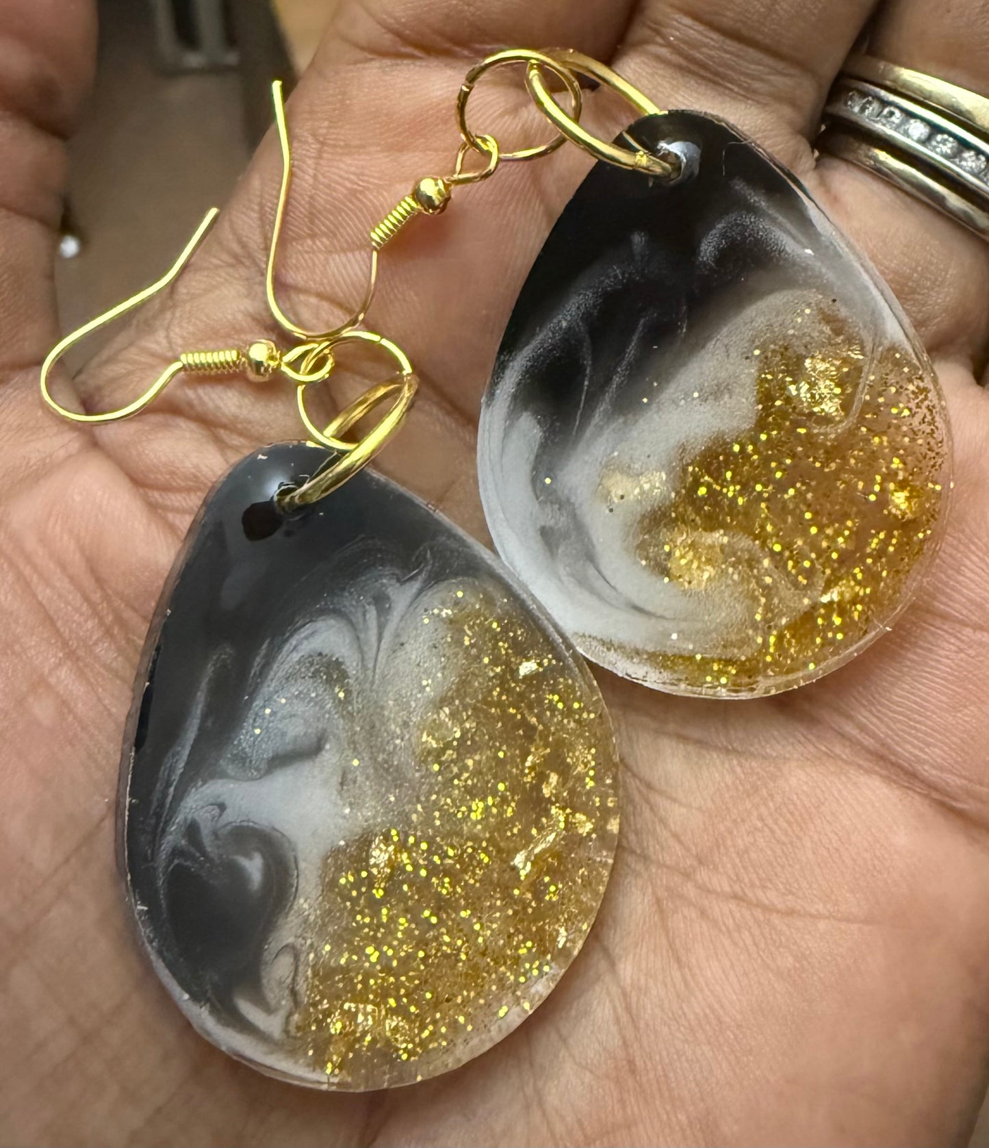 Gold Foil Black Drop