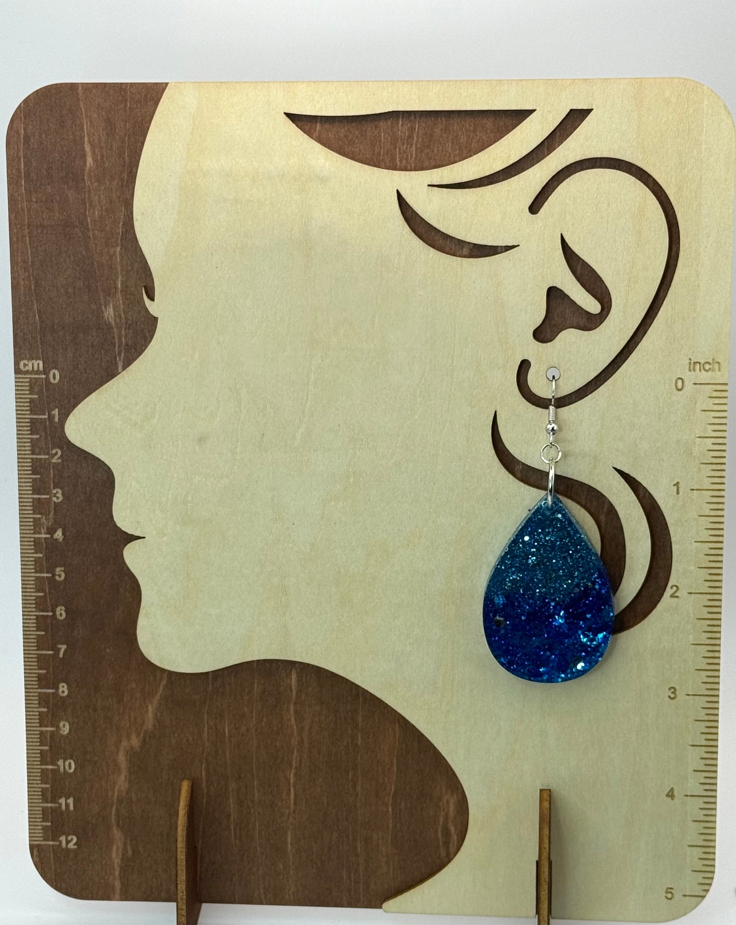 Blue Sparkle Two-Toned  Drop