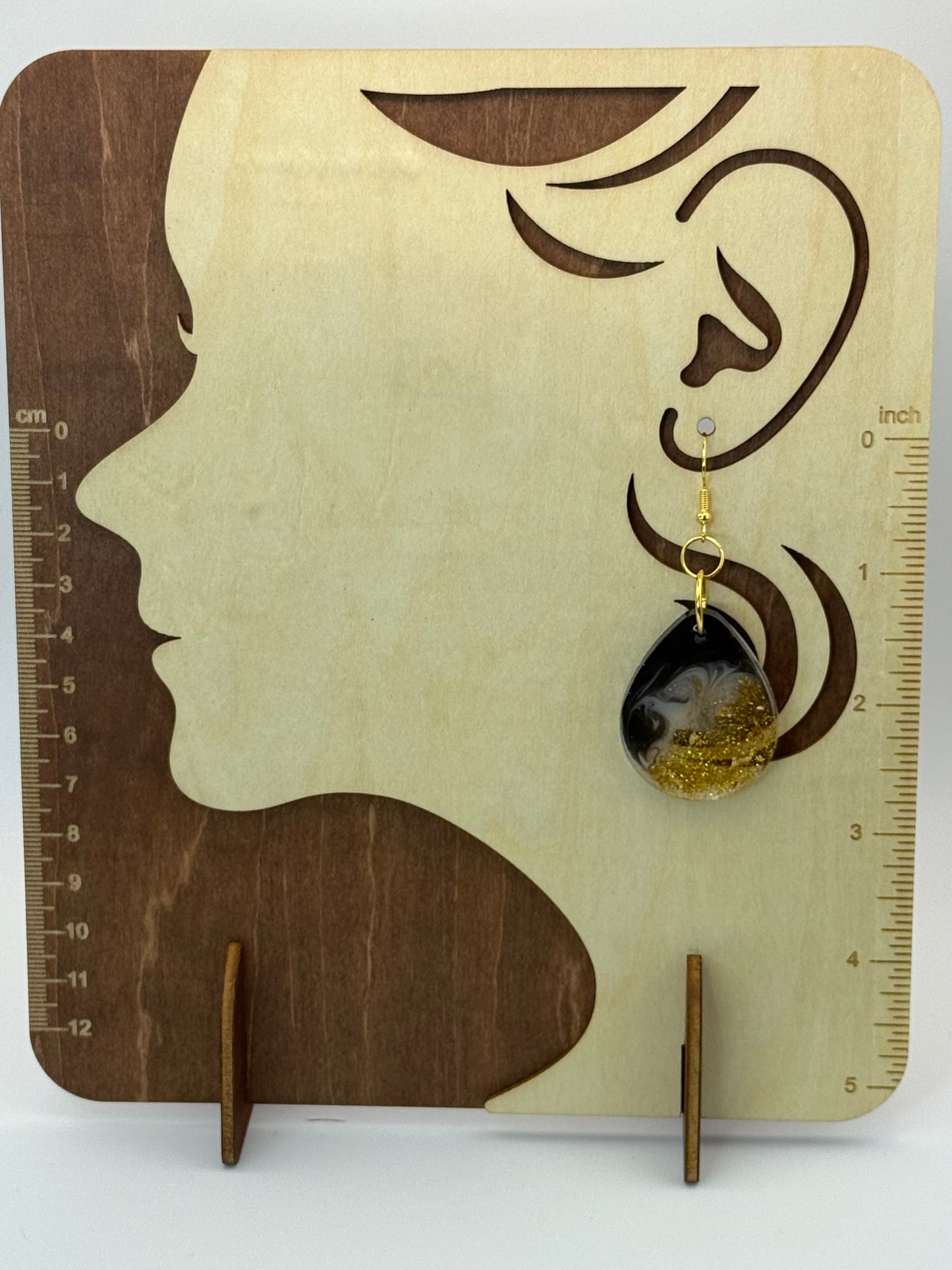Gold Foil Black Drop