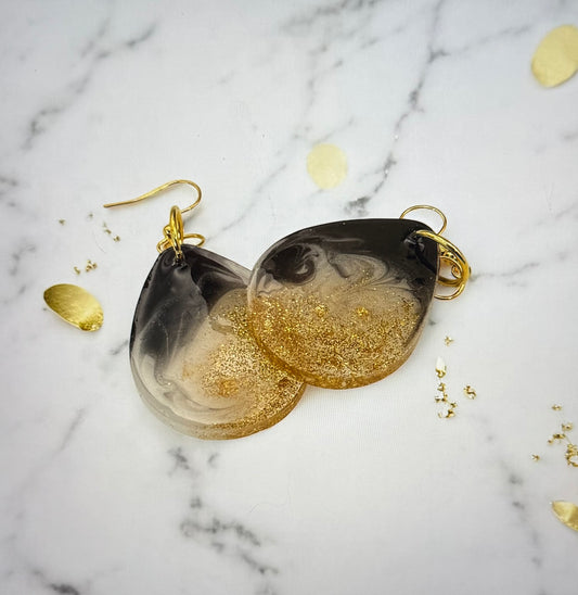 Gold Foil Black Drop