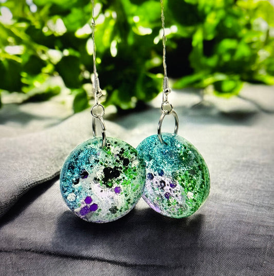 Multicolor Sparkle Round