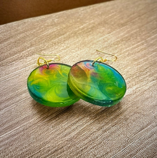 Watercolor Rainbow Round