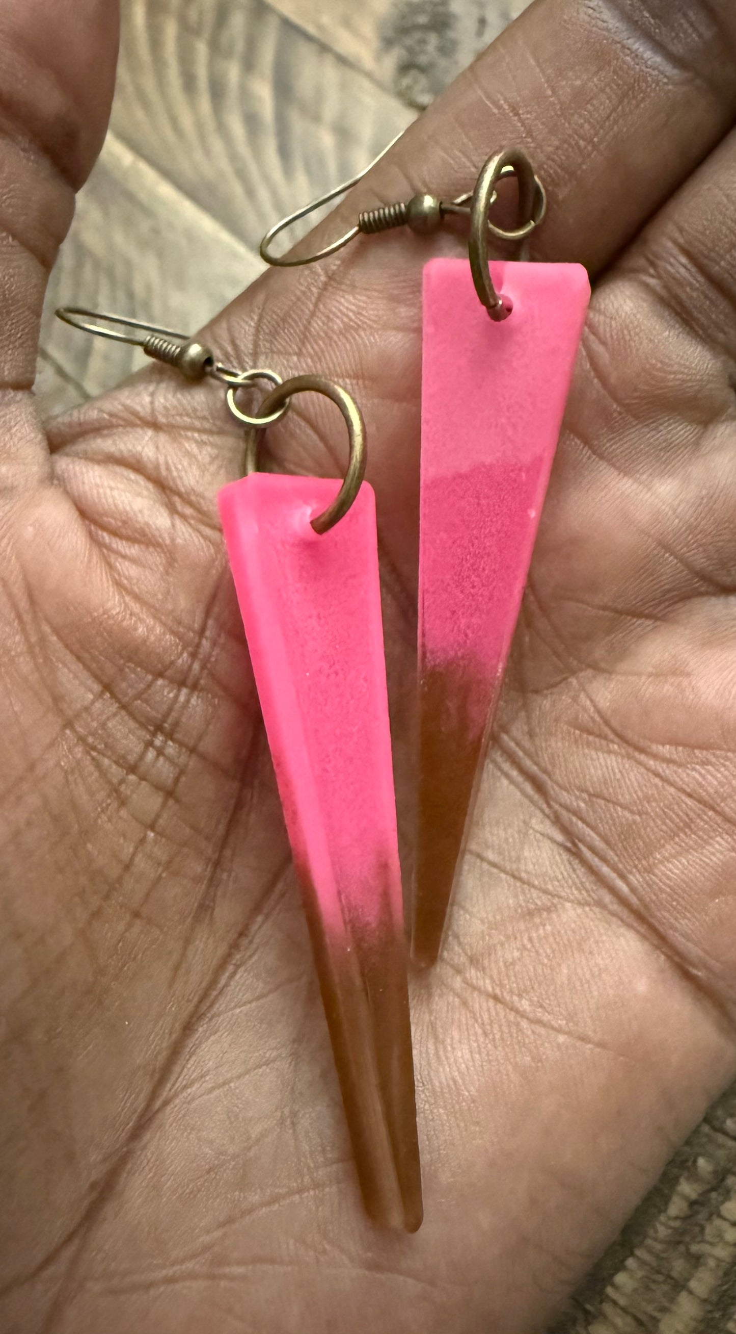 Pink Brown Icicle