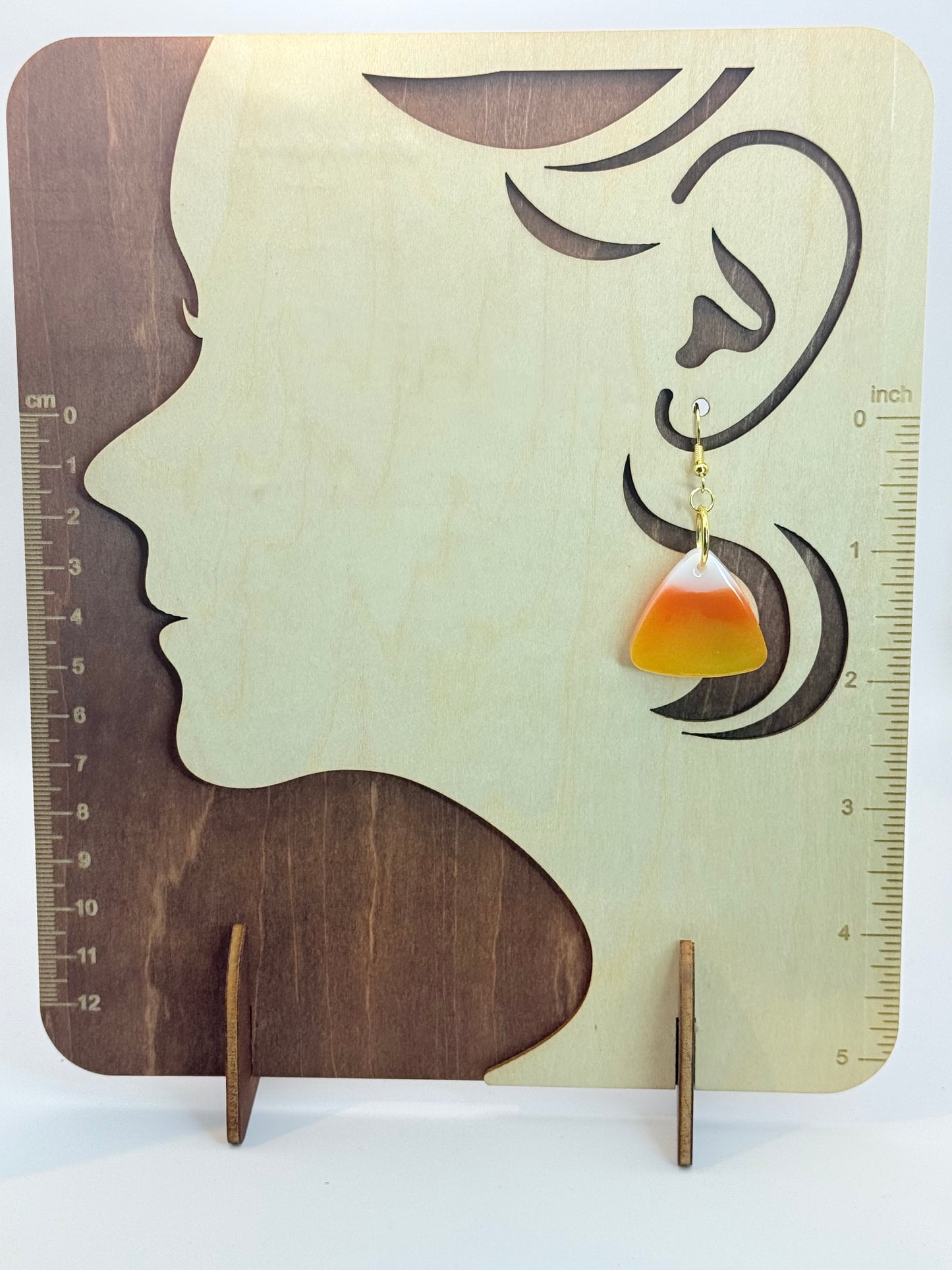 Candy Corn Earrings