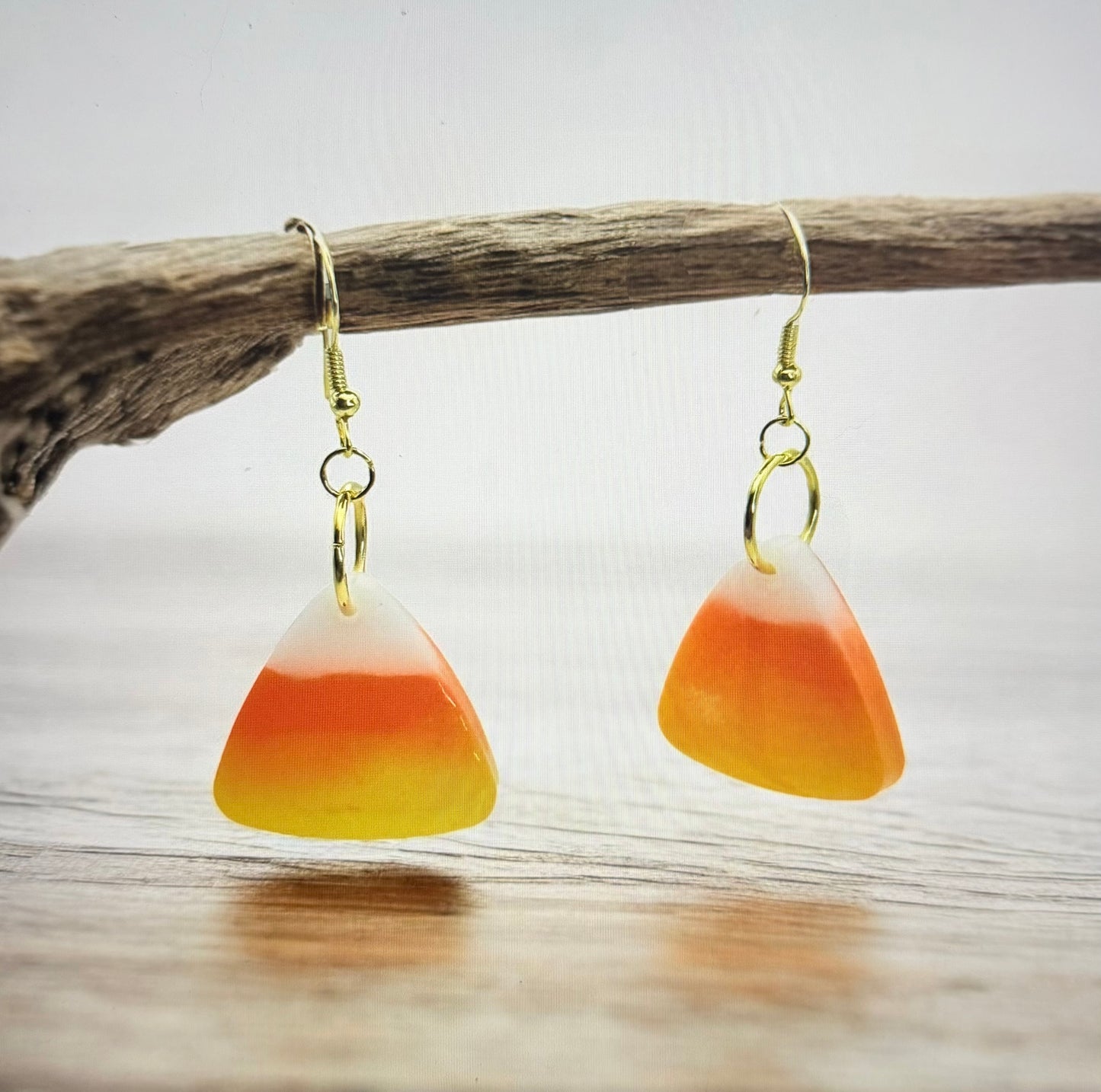 Candy Corn Earrings
