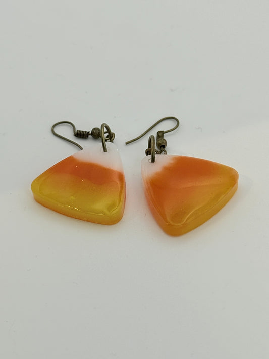 Candy Corn Earrings