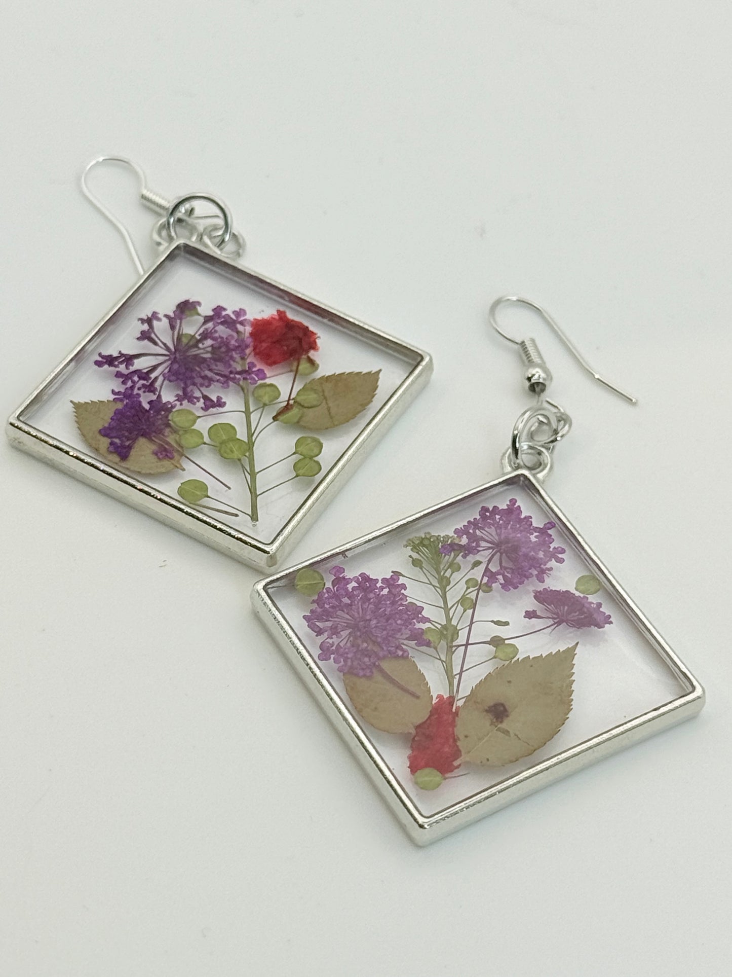Open Bezel Dried Flowers