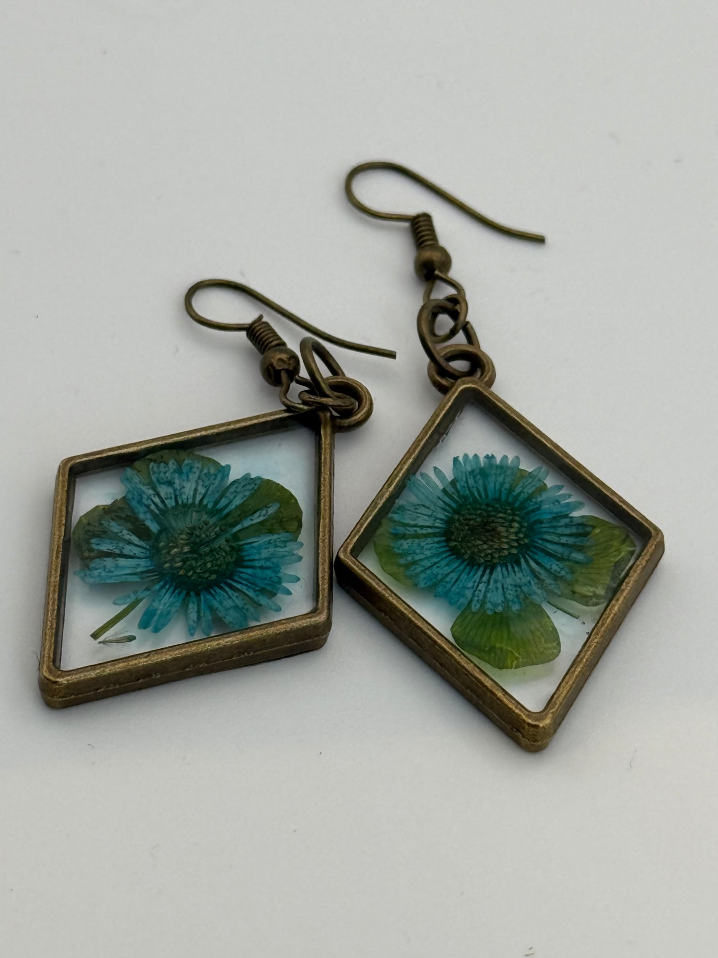 Open Bezel Dried Flowers