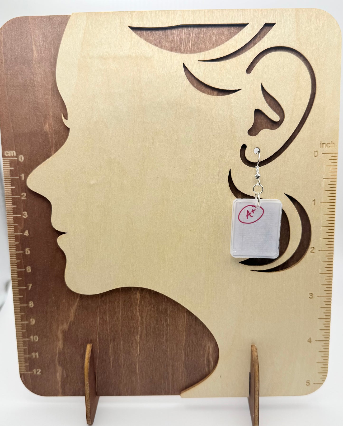 Notebook Paper Earrings