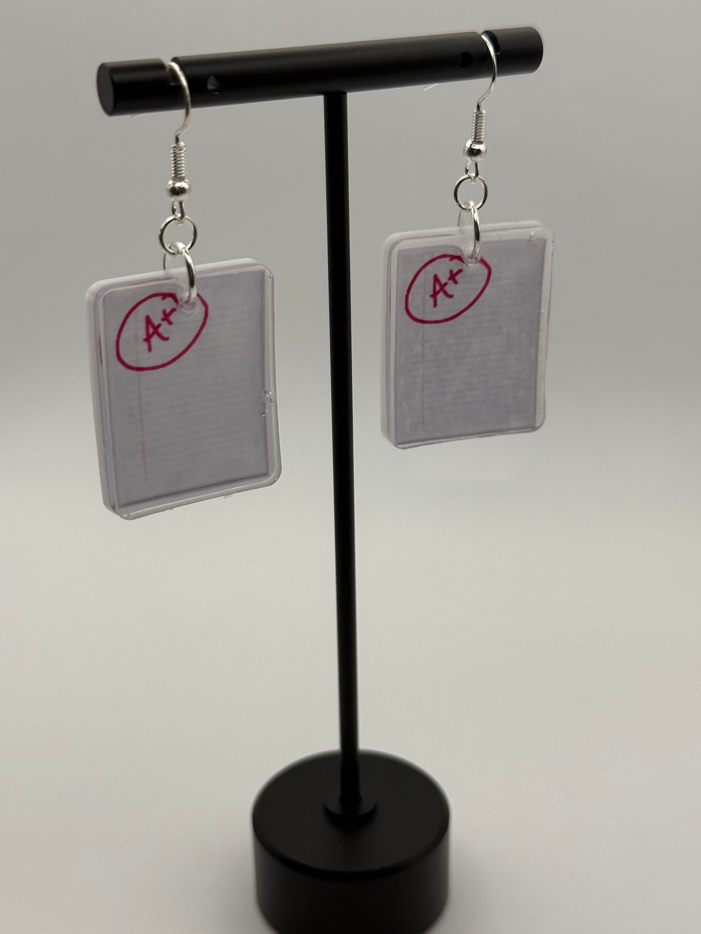 Notebook Paper Earrings